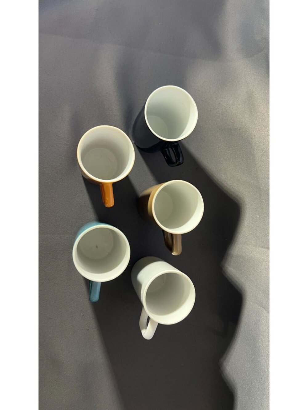 Set Of 5 Kenji Fujita for Tackett Associated Demitasse Ceramic Mugs In Assorted - Picture 2 of 6